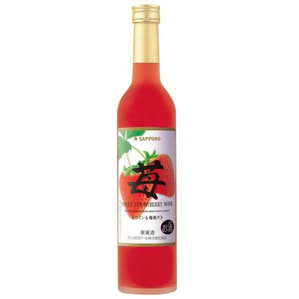 【日本代購】日本札幌當季草莓酒 500ML
