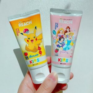 【日本代購】日本REACH KIDS敲可愛皮卡丘/公主兒童牙膏 60 g