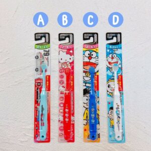 【日本代購】2入一組-日本製EBISU卡通兒童牙刷系列