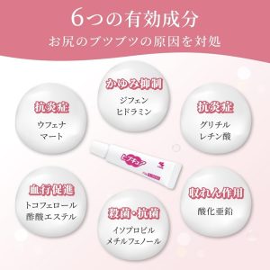 【日本代購】小林製藥臀部專用紅腫搔癢抗菌消炎軟膏10g